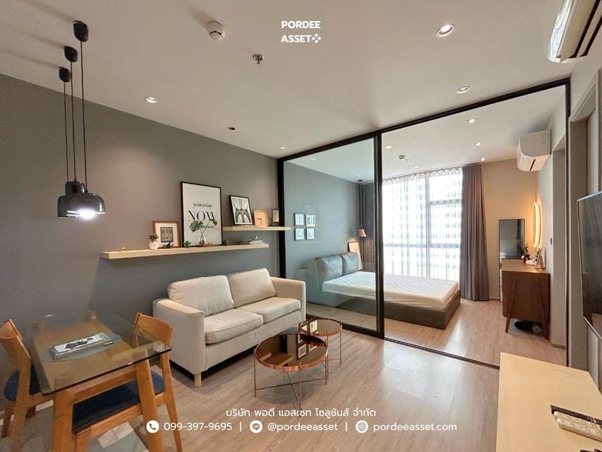 คอนโดหรู Rhythm Ekkamai - ริธึ่ม เอกมัย (ขนาด 34.43 ตร.ม.) ซอยสุขุมวิท63 ใกล้รถไฟฟ้า BTS สถานีเอกมัย เพียง 300 ม. ห้องสวยพร้อมอยู่ เฟอร์นิเจอร์ครบ 2