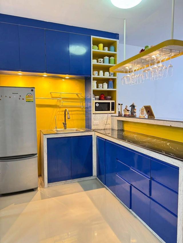 ให้เช่าทาวเฮ้าส์ 2 ชั้น หมู่บ้าน เดอะคัลเลอร์ ดอนเมือง-สรงประภา ใกล้สนามบินดอนเมือง,เมืองเอก,ม.รังสิต,ฟิวเจอร์ มีเฟอร์และเครื่องใช้ไฟฟ้าพร้อมอยู่ ราคา 4