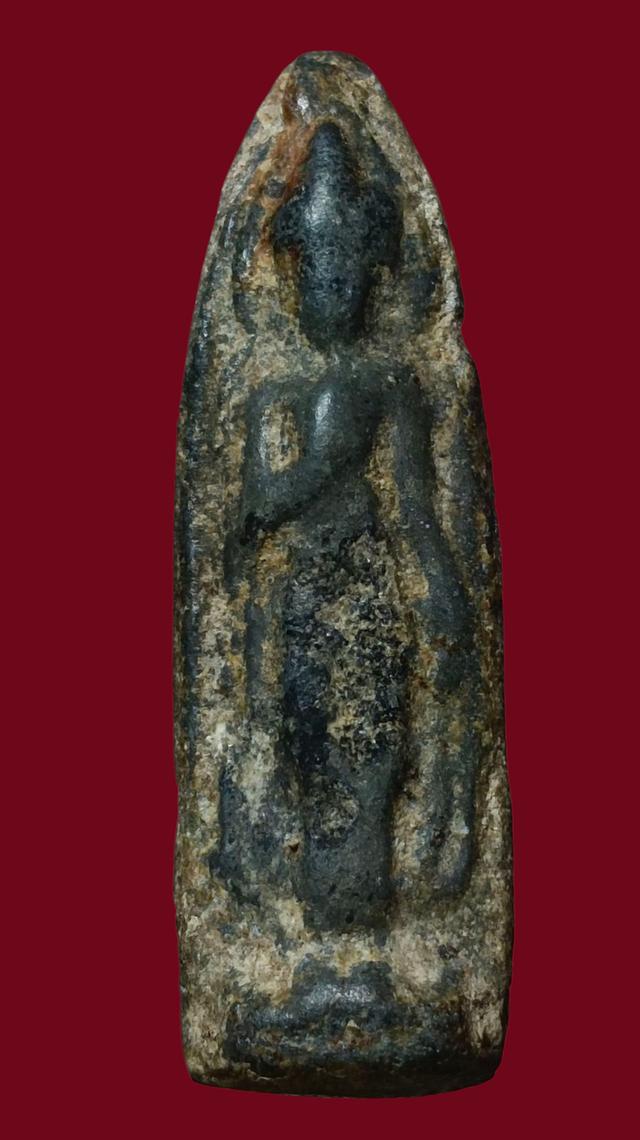 พระร่วงยืนเนื้อชินเขียว ไม่ระบุกรุ