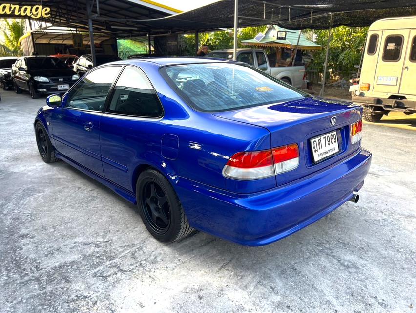 ส่งต่อ CIVIC COUPE ปี 2000 หล่อๆ สีสดเงาจัด เคลือบแก้ว ภาษี68 อะไหล่เบิกใหม่  6