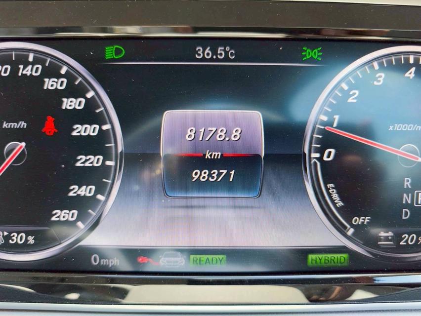 รหัสรถ KPV5585 2017 BENZ S500e EXECUTIVE สีเทา 8