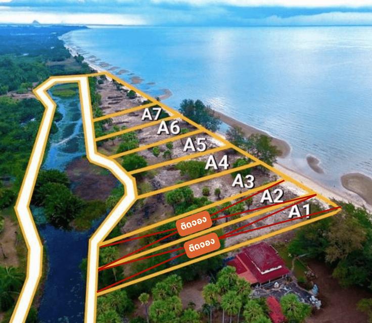 ที่ดินติดทะเลหาดนิยม จ.สุราษฎร์ธานี ทำเลพิเศษ (หน้าติดทะเล หลังติดบึง)