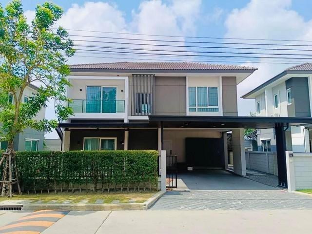PB5409 ขายบ้านเดี่ยว โครงการ เซนโทร พระราม 9-กรุงเทพกรีฑา บ้านหันหน้าทิศเหนือ 