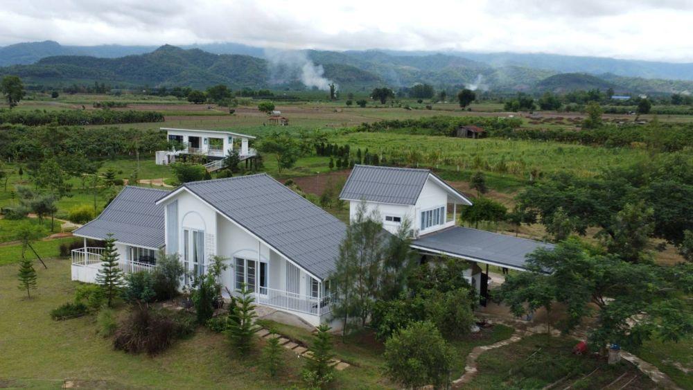 ขายที่ดินพร้อมบ้านพักตากอากาศ วิวเขาล้อมรอบ เงียบสงบ ตรงข้ามวัดท่าตอน จ.เชียงใหม่  13