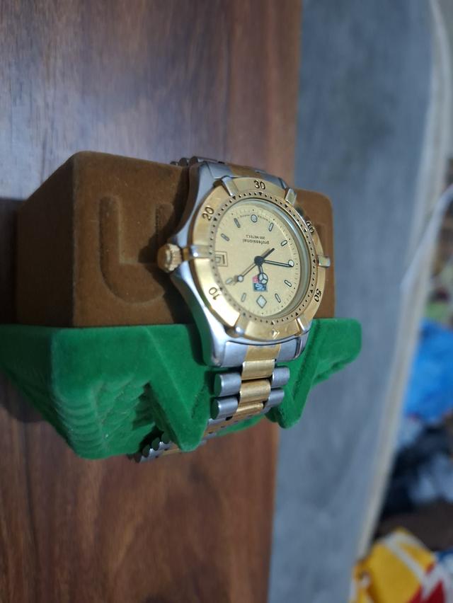 Tag Heuer 2000 Professional Date Gold Steel 36mm Quartz Watch 5