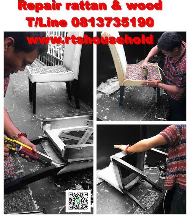 รูป “#Rattan  Wicker0813735190 Cane&Wood Furniture Repairing Service“# 3