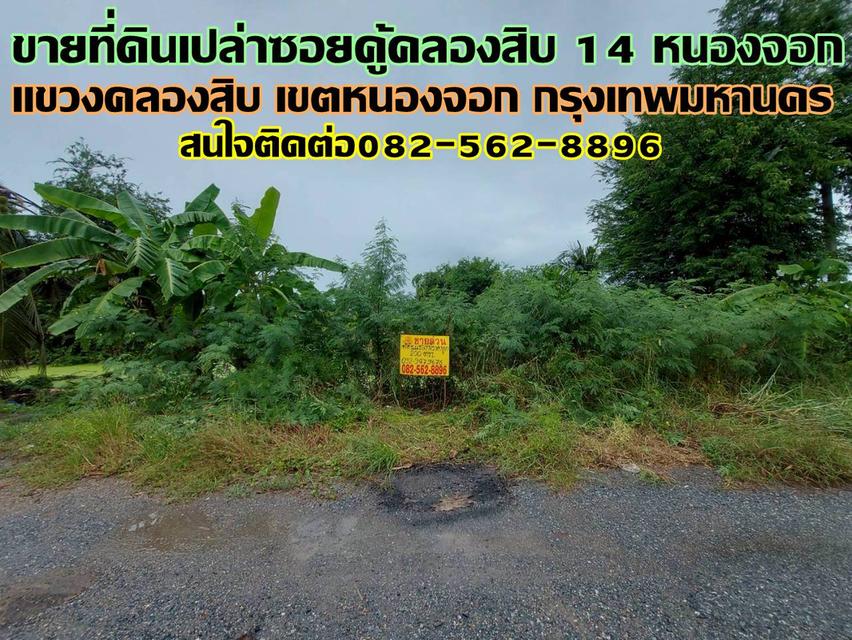 ขายที่ดินเปล่า หมู่บ้านสวัสดิการแลนด์ ซอยคู้คลองสิบ 14 1