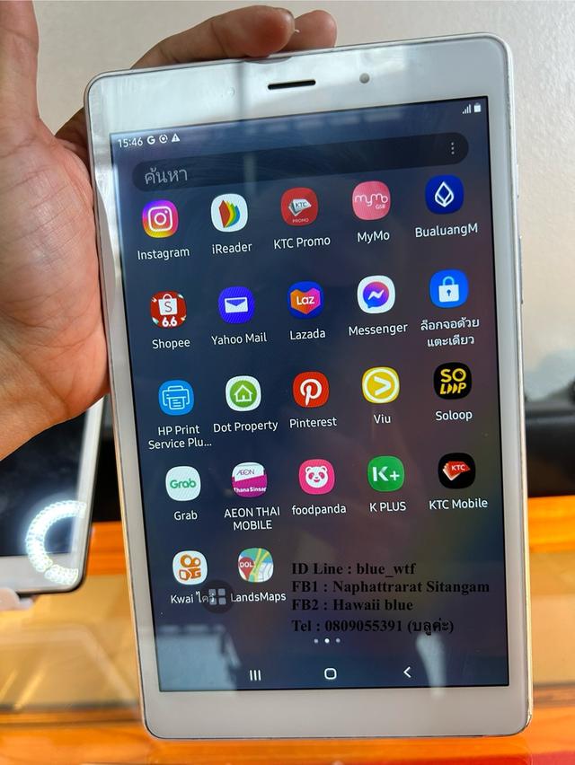 Samsung Tab A 8.0 (2019) จอ8นิ้ว ใส่ซิมโทรได้ 4G Android 11โหลดได้ทุกแอพ ใช้งานปกติ ได้ทุกซิม