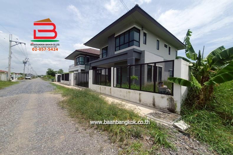 บ้านเดี่ยว เนื้อที่ 50 ตรว. ถนนประชาสำราญ ใกล้บ้านเอื้ออาทรประชาสำราญ แขวงคลองสิบสอง เขตหนองจอก กรุงเทพมหานคร 2