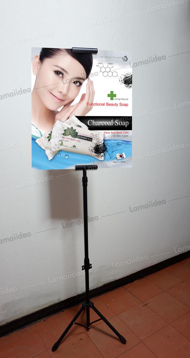 ขาตั้งป้ายรับทัวร์ เสาใส่ป้ายสนามบิน รูปที่ 2