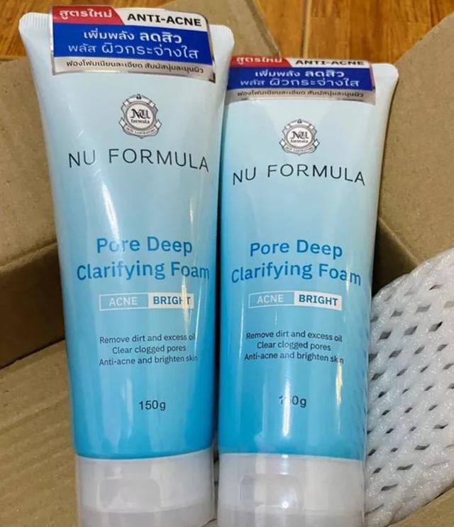 Nu Formula โฟมล้างหน้าสูตรคนเป็นสิว