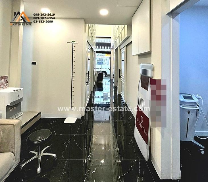 อาคารพาณิชย์ W-PARK ตกแต่งสวยเป็น Clinic ความงาม หรือปรับเป็น Office ขายพร้อมผู้เช่า 50,000 บาท/เดือน ขนาดพิเศษ 35 ตร.ว. พร้อมเฟอร์นิเจอร์ สวย สะอาด 6