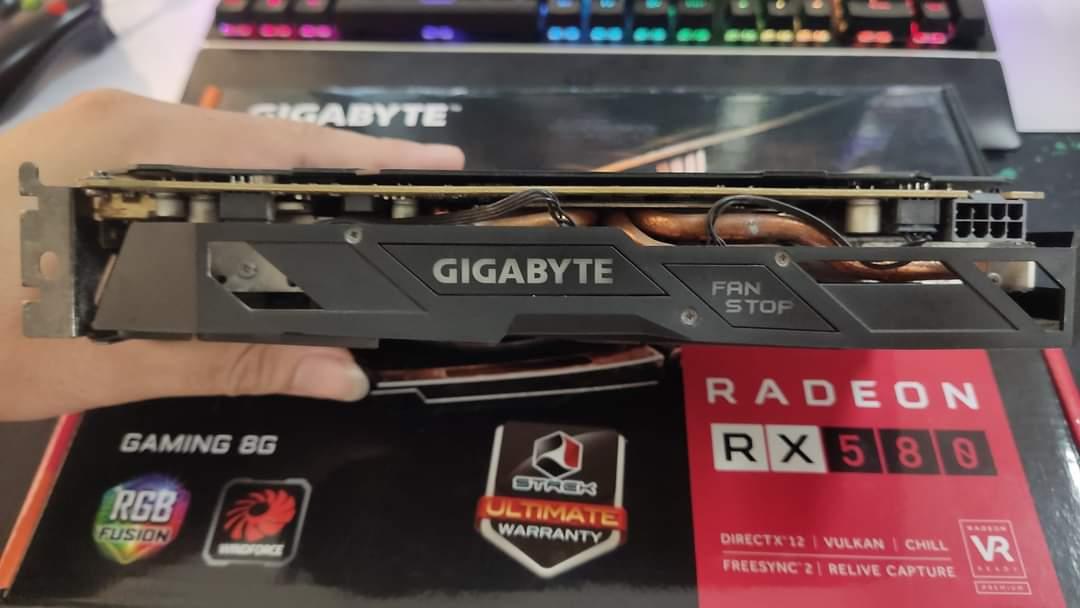 การ์ดจอค่าย AMD Gigabyte Radeon RX580 8G  4