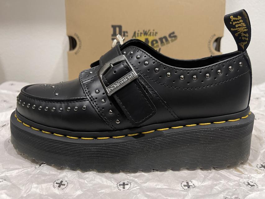 Dr.martens รุ่น Ramsey รองเท้าหนังแพลตฟอร์มส้นตึกทรง Monk Strap 4