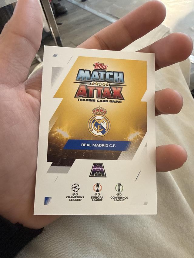Toni kroos card mach attax cup champion 2