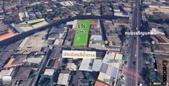 ขายที่ดิน เจริญนคร56 ธนบุรี  สำเหร่  เนื้อที่ 403 ตรว เหมาะอยู่อาศัย ลงทุน ทำหอพัก ใกล้ไอคอนสยาม   5
