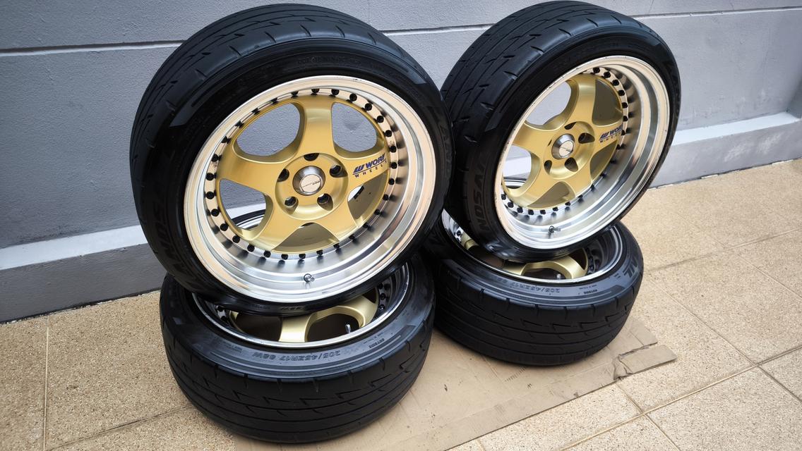 ล้อแม็กมือสอง 17"x8.5" 5x114 ET15 รูปที่ 2