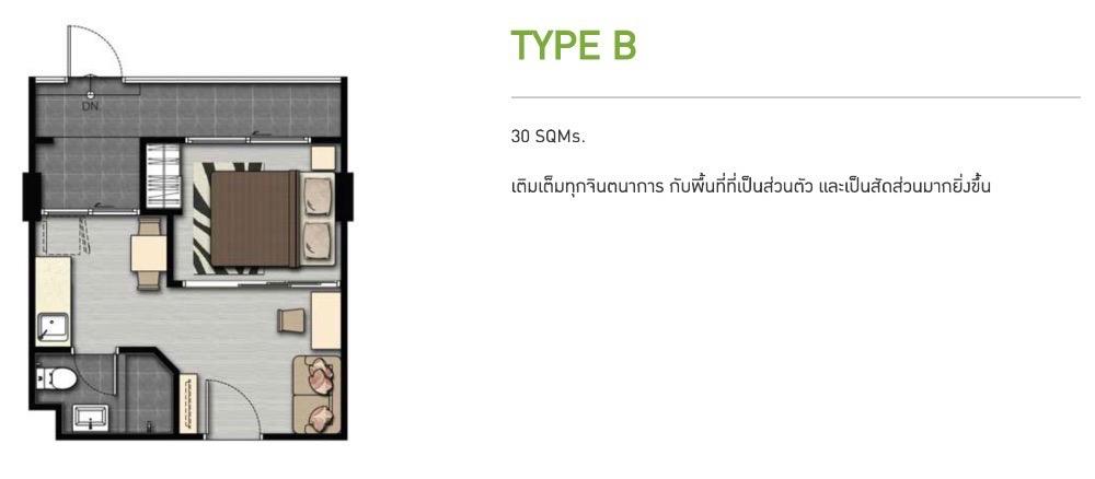ขายคอนโดกรีเน่ ดอนเมือง-สรงประภา ชั้น1 พร้อมเข้าอยู่ ทำเลดี ใกล้รถไฟฟ้าสถานีดอนเมือง 9