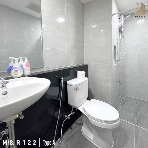 M&R 122 Apartment ห้องพักรายเดือน 27 ตร.ม. ใกล้รถไฟฟ้าสีเหลือง ลาดพร้าว 122 โทร 0889128995 10