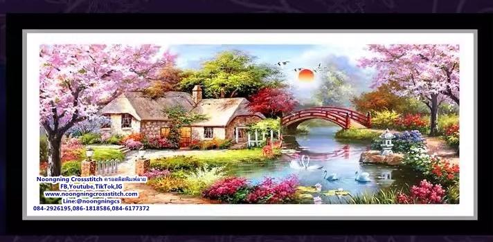 ร้าน Noongning Cross stitch ครอสติสพิมพ์ลาย จำหน่ายอุปกรณ์ครอสติส ภาพติดเพชร653 4