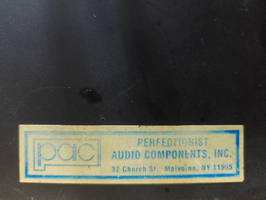 ขายปรีแอมป์หลอดไฮเอ็นด์ pac DYNAMIC FOCUS PREAMPLIFIER
