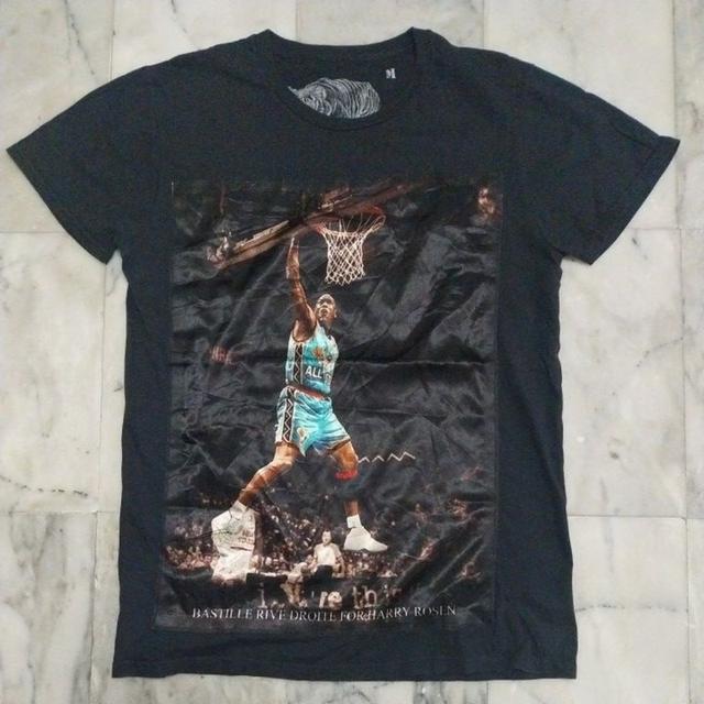 เสื้อยืดแขนสั้น แนวอดีตนักบาสเกตบอล Vintage Bastille All-Star East 1996 M.Jordan Slam แท้ มือสอง สภาพดี ของพร้อมส่งครับ