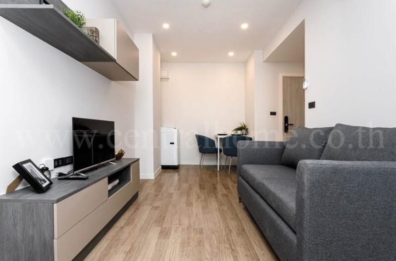 ให้เช่า คอนโด กรู๊ฟ รัชดา-พระราม 9 ห้องมุม วิวโล่ง เฟอร์ครบ พร้อมเข้าอยู่ 3