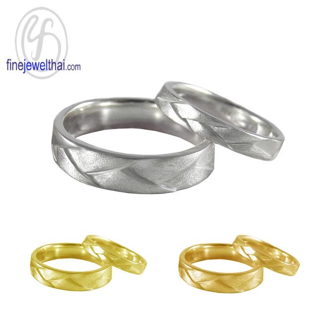 Finejewelthai แหวนคู่รักสำหรับคนรุ่นใหม่ สไตล์ที่ใช่ มีเอกลักษณ์ R1277_7800m
