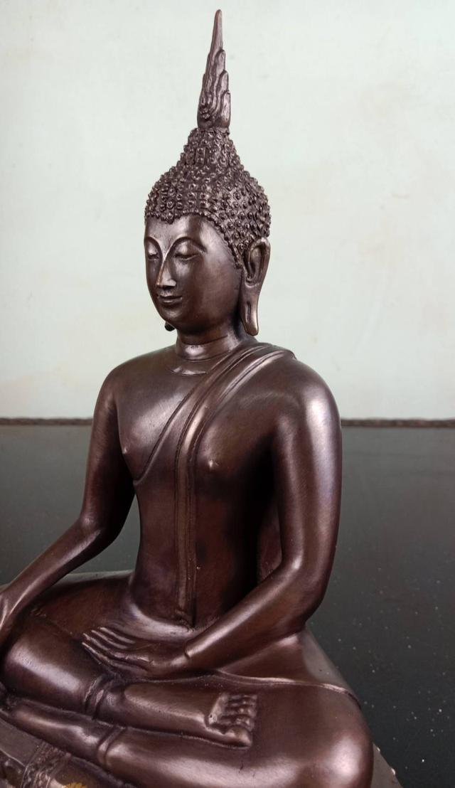 744.พระบูชา ภ.ป.ร หน้าตัก 5 นิ้ว รูปที่ 11
