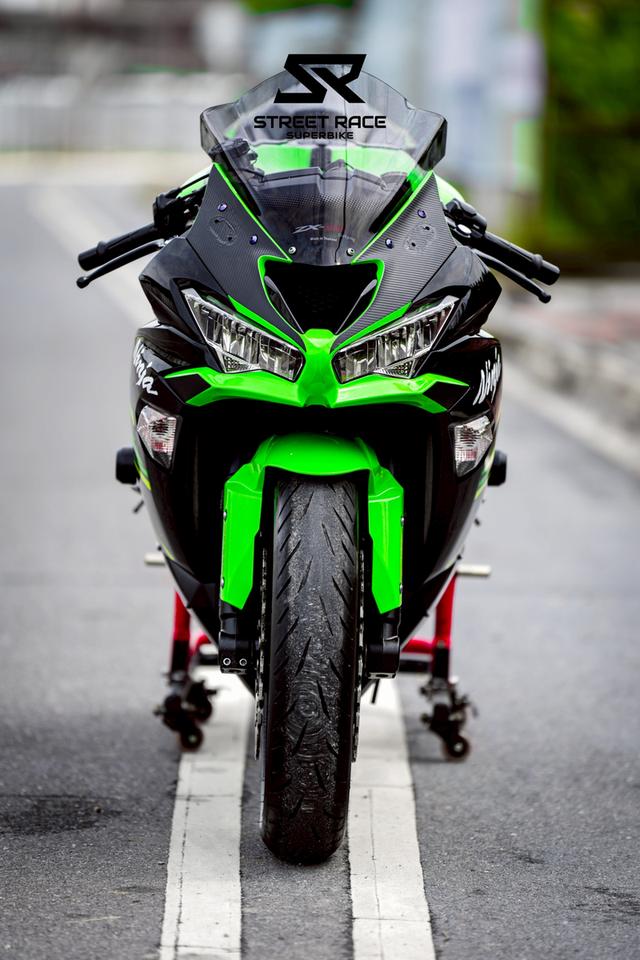 2019 Kawasaki ninja zx6-r krt รถปี 2019 ดำเขียว ของแต่งพอมี 8