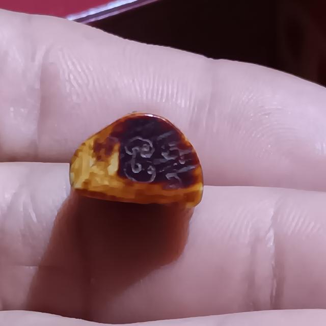 พระสังกัจจาย แกะจากงา มีรอยจาร