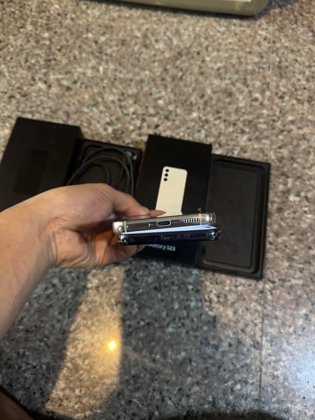 ขายๆๆๆถูกSamsungS23สีPhontom BlackและCream 128กิ๊กยกกล่องอีมี่ตรงอุปกรยังไม่แกะสูนTrueสภาพสวยการใช้งานดีเยี่ยมทุกๆฟังชั่นเครื่องรีสโตได้ตลอดไม่มีติดแอ รูปที่ 4