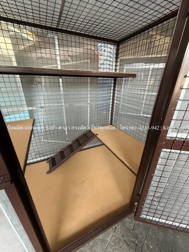 กรงแมวติดมุ้งลวดกันยุง มาพร้อมหลังคากันแดดกันฝน รูปที่ 7