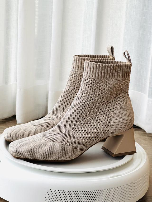 รองเท้า vivaia บูทส้นสูง 2 นิ้ว 2