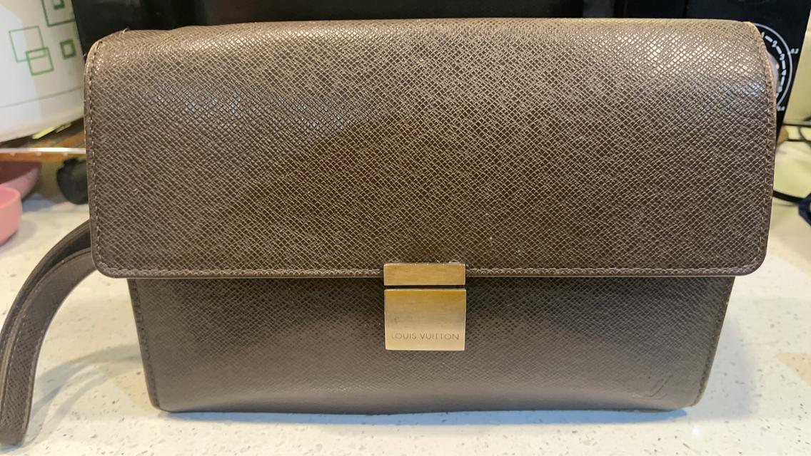 Louis Vuitton Taïga Clutch / Document Case (vintage) ปี 1995 รูปที่ 4