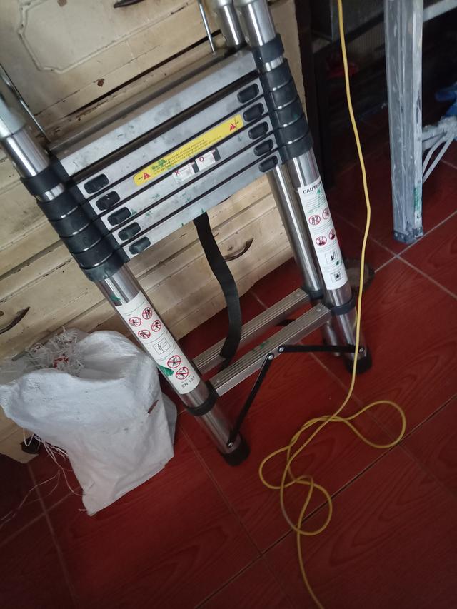 บันไดพับตั้งได้2.9เมตร ยืดได้6ม