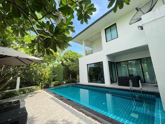 ให้เช่า ขายบ้านเดี่ยว Pool Villa 119 ตรว. 4 ห้องนอน โครงการ  บลูลากูน Blue Lagoon 2 บางนา-วงแหวน หลังมุม ทิศเหนือ ใกล้เมกะบางนา 1