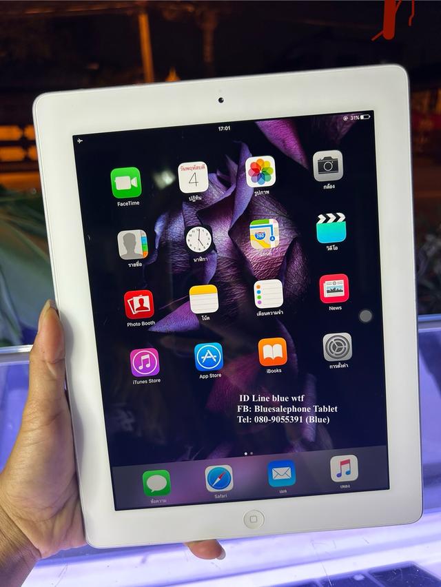 IPad3 16GB สีขาว wifi เครื่องศูนย์ไทย สภาพสวยแบตดี ใช้งานปกติ รูปย่อยที่ 2
