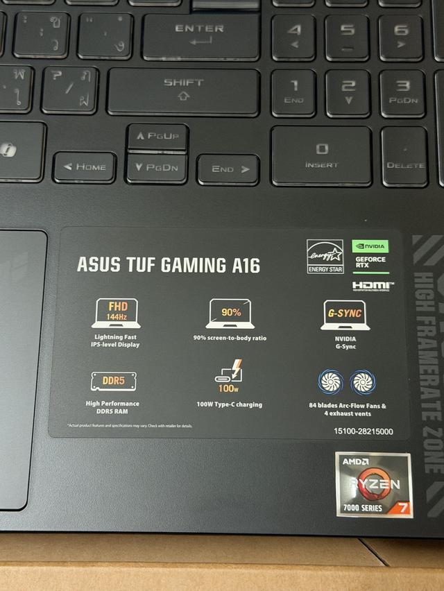 Asus TUF GAMING A16 Fa607NUG รูปที่ 4