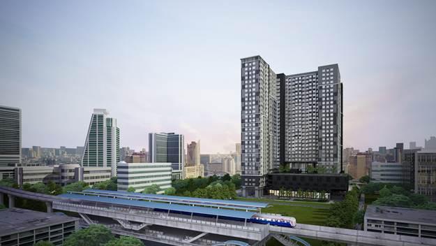 ขายคอนโดมือ 2 ชั้น 21 The trust condo@BTSerawan 1