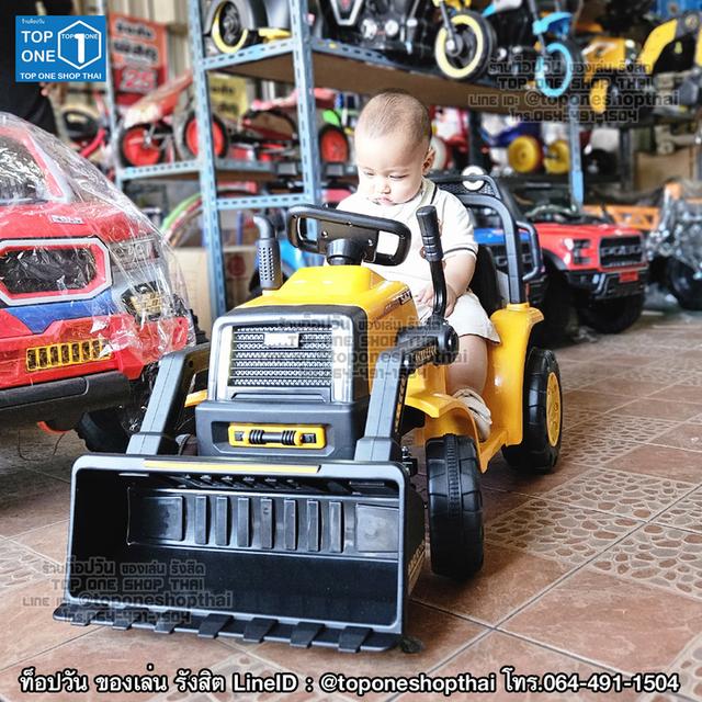 แม็คโครไฟฟ้าเด็กนั่งขับได้ แทรกเตอร์ อีแต๊ก รถไถ รถตักดิน backhoe เด็กเล่นนั่งขับได้ ของเล่น ส่งถึงบ้านเก็บเงินปลายทาง ส่งจากรังสิต 064-491-1504 14