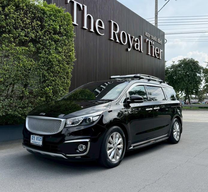 รหัสรถ AP8525 KIA GRAND CARNIVAL EX CRDI 2017 จด18 สีดำ