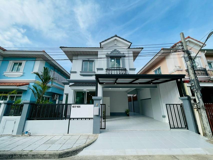 หมู่บ้านปริญญดาไลท์พระราม5 ราชพฤกษ์บ้านแฝด 2 ชั้น สไตล์บ้านเดี่ยว ตกแต่งใหม่พร้อมอยู่ทำเลดี ใกล้วงเวียนพระราม5 โครงการติดถนนราชพฤกษ์ 2