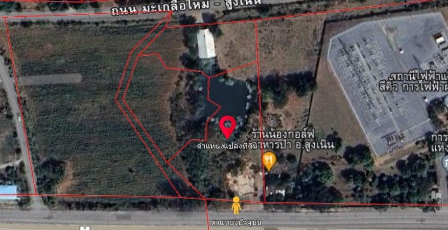 ขายที่ดิน2-2-60ไร่ ถมแล้ว ติดถ.มิตรภาพ อ.สูงเนิน จ.นครราชสีมา 1