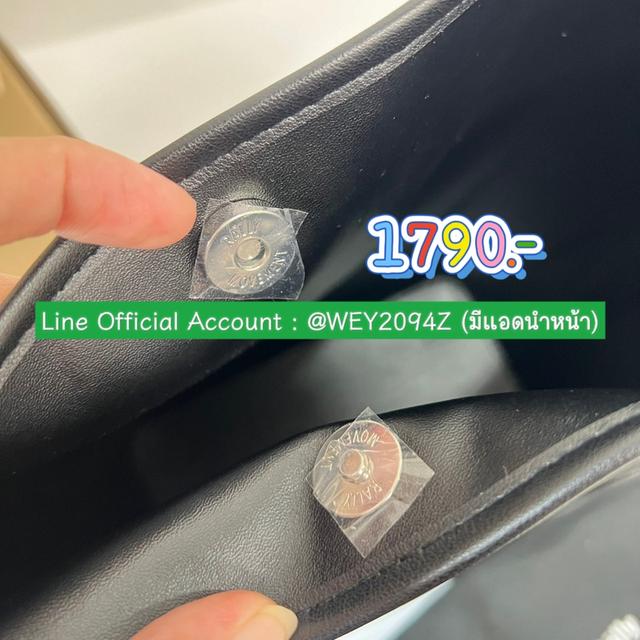 กระเป๋าทรงถัง ถือ สะพาย สีดำ 10