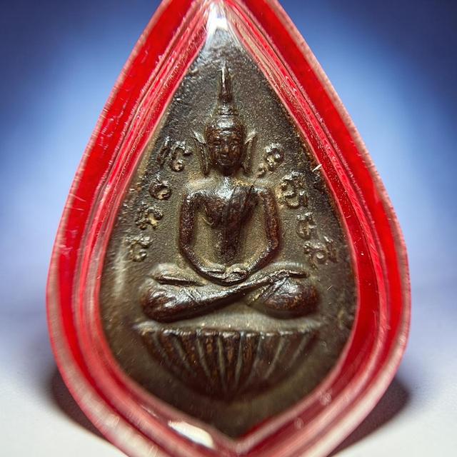 พระพุทธ พิมพ์หยดน้ำ เนื้อผงใบลานลงรัก ปี2475 หลวงปู่เหมือน วัดกลางเหนือ