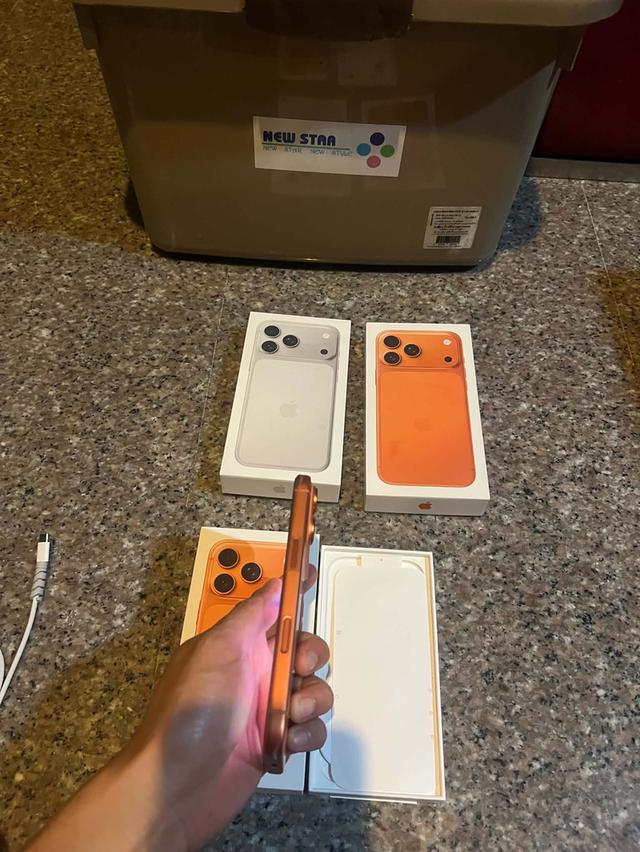 ขายไอโฟน17Proสีใหม่CosmicOrange256กิํหยกกล่องไร้รอยใล้งานดีถูกๆ รูปที่ 5