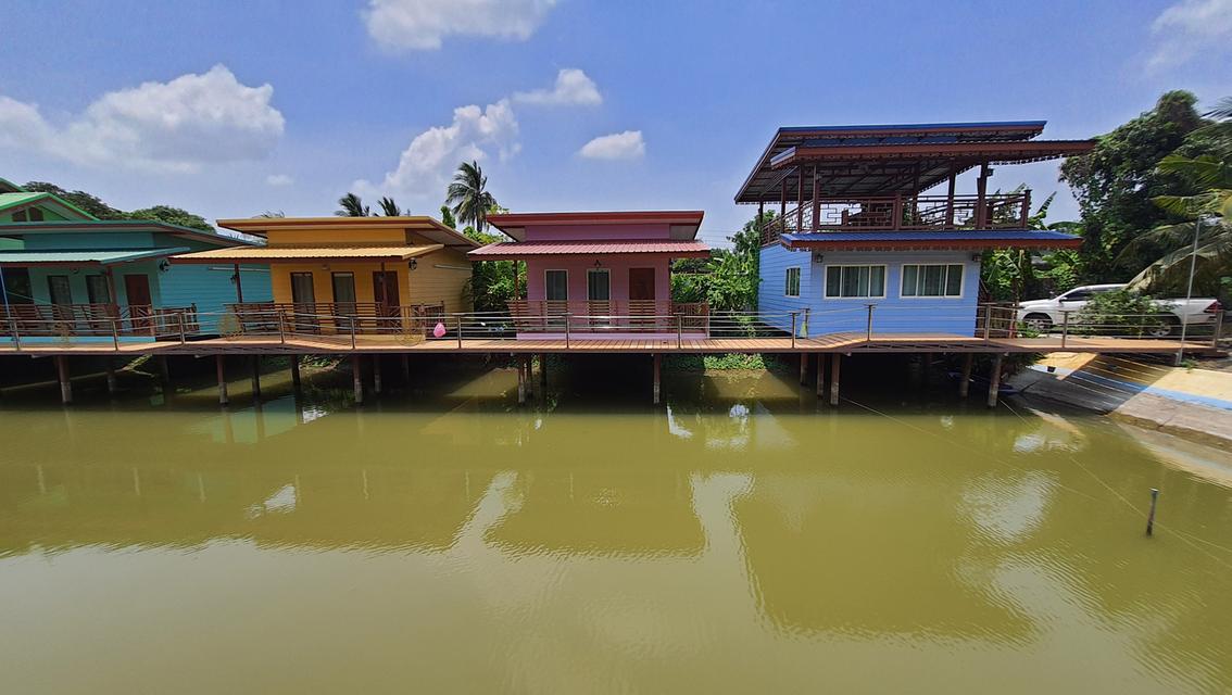 ขายด่วน ขายถูก รีสอร์ท & โฮมสเตย์ ติดแม่น้ำเพชรบุรี ต.บางครก อ.บ้านแหลม  จ.เพชรบุรี 4