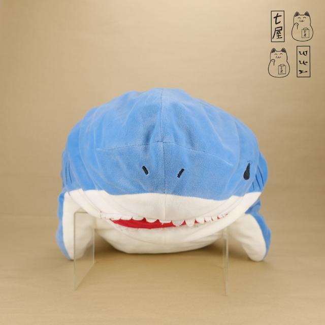 ตุ๊กตา สัตว์ทะเล・Marine Animal・ปลาฉลาม・ซาเมะซัง・Marshmallow・สีฟ้า 🦈 Shark Plush・Blue Version・Tera Jumbo・85 cm 〰 SUNPLAZA・Same SUPER BIG Nuigurumi 🌊
