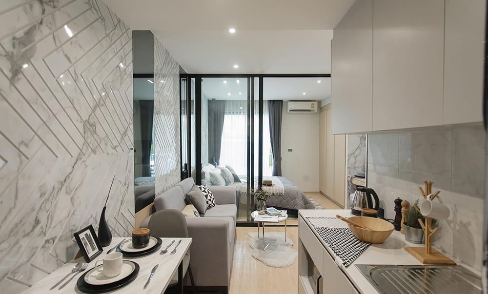 คอนโดแต่งครบ Fully Furnished สไตล์โมเดิร์น ใกล้สาทร เดินไป BTS ตลาดพลู ได้สบายๆ โครงการ The Matt สาทร-ท่าพระ 2 1